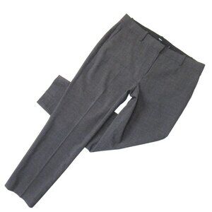 NWT Theory Testra Sevona in Charcoal Stretch Wool Tapered Slim Ankle Pants 10